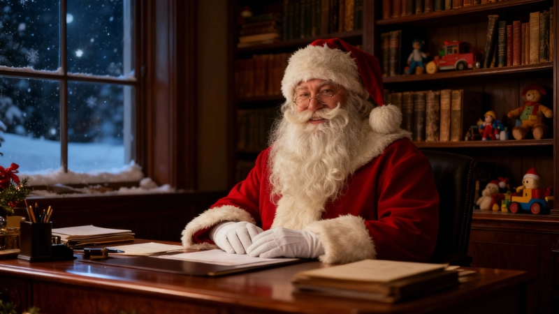 Videobericht van de Kerstman