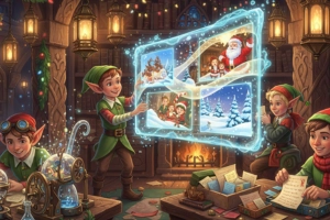 Kerstelfjes genereren video